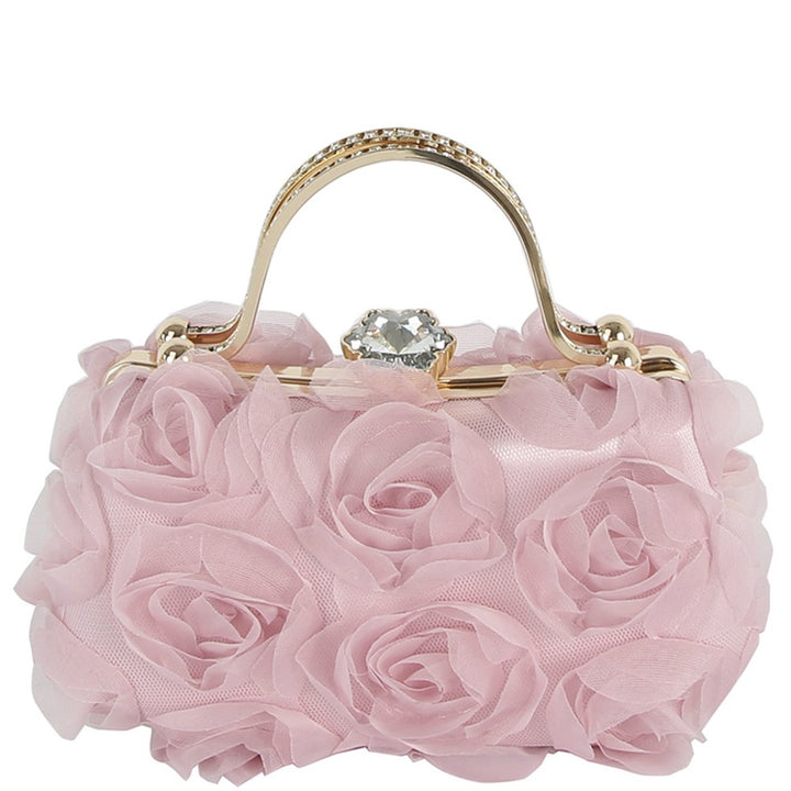 Crystal Floral Clutch