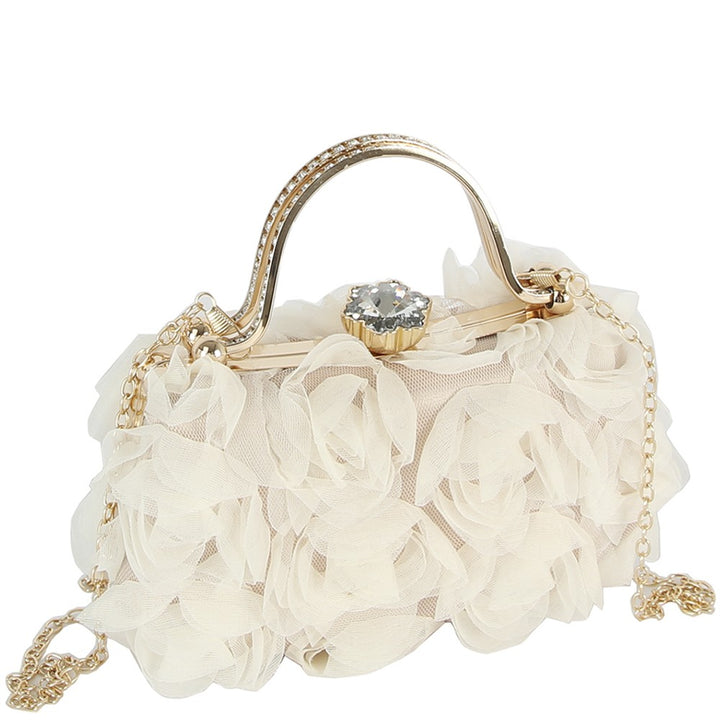 Crystal Floral Clutch